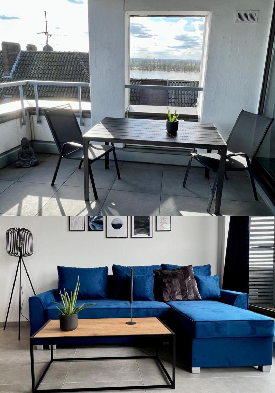 Piso Superior - Exklusives Apartment An Der Promenade Mit Rheinsicht & Loggia Emmerich Exterior foto